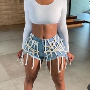 Jean shorts brand new